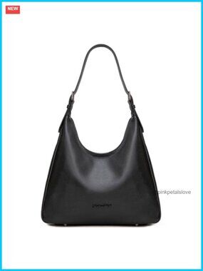 Slouchy Hobo Shoulder Handbag with Multiple Pockets Faux Leather